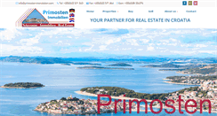 Desktop Screenshot of primosten-immobilien.com